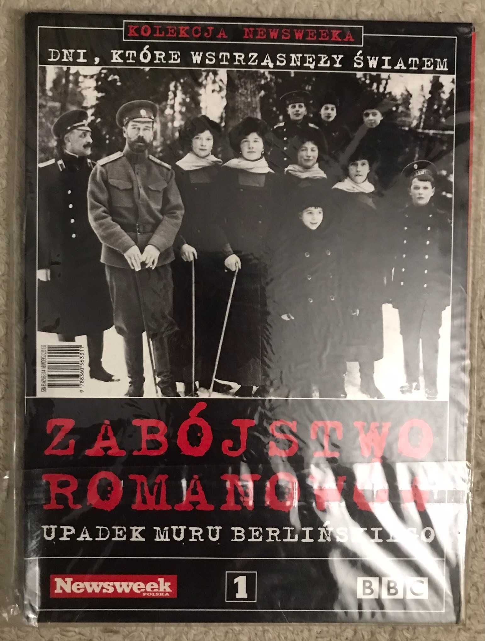 Upadek muru berlińskiego Zabójstwo Romanowów DVD NOWA kolekcja Newswee