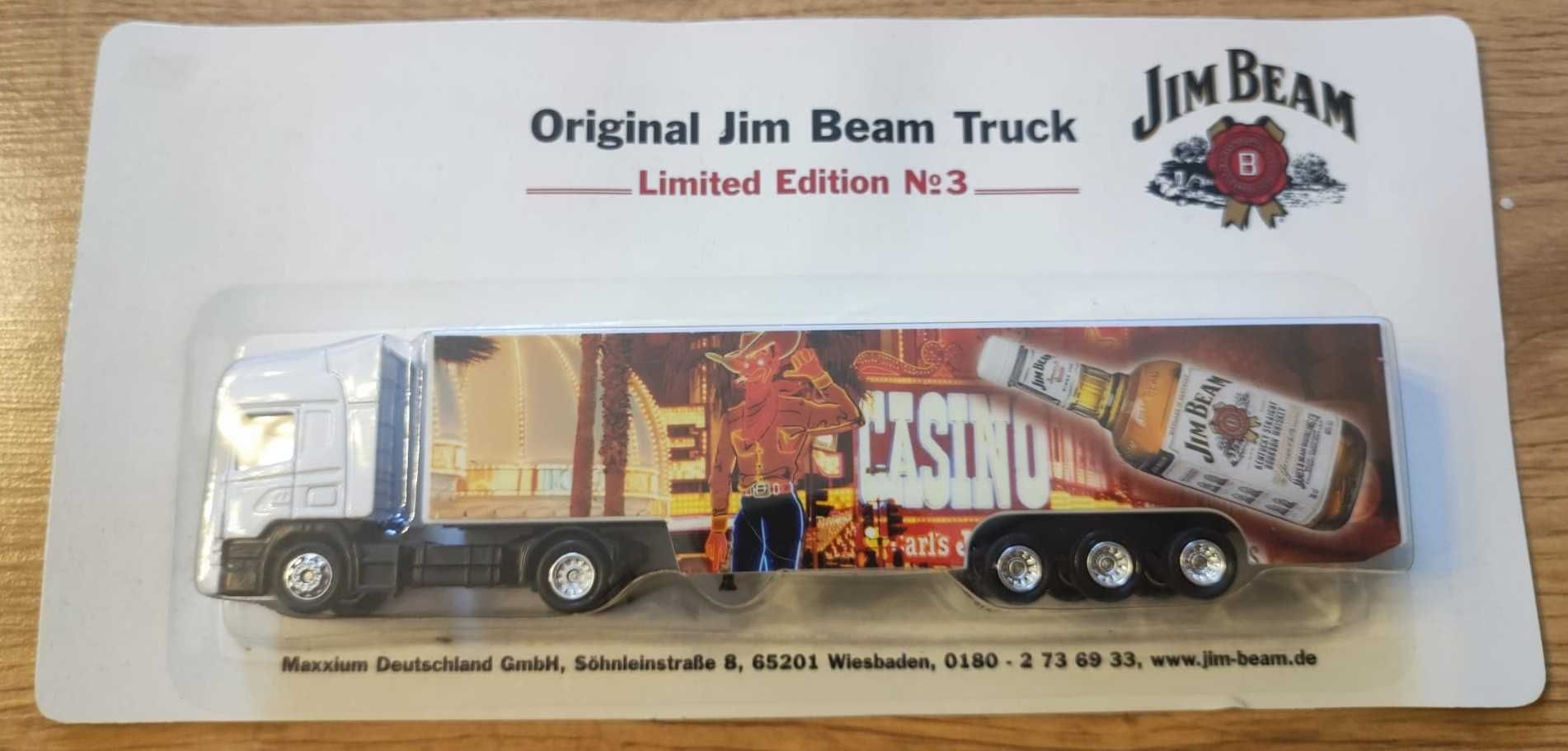 Komplet  Pakiet 3x zabawkę ciężarówka tir Jim Beam Limitowana Kolekcja