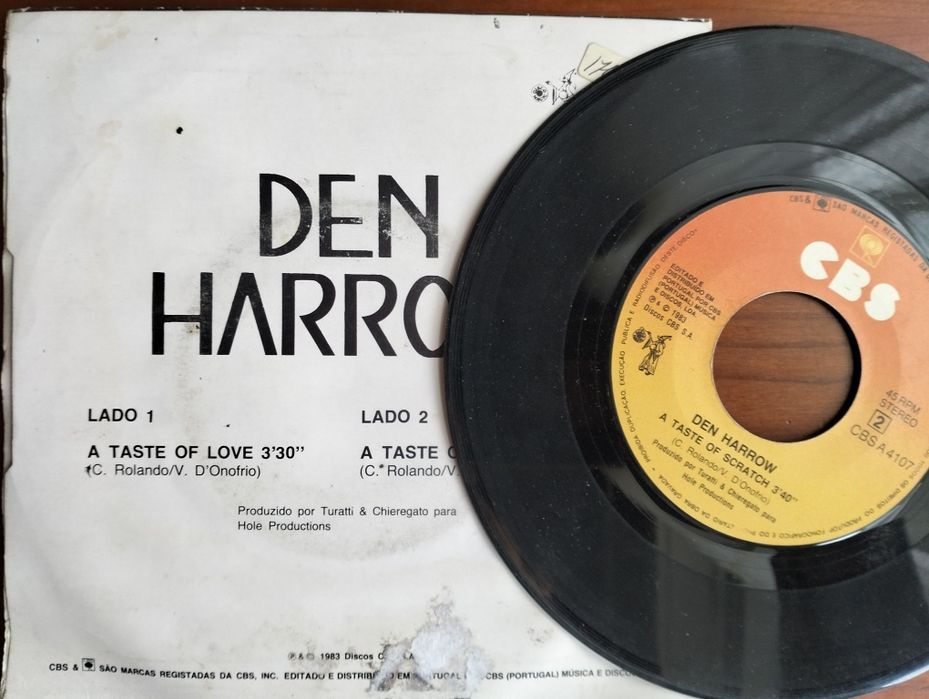 Disco de vinil single Den Harrow