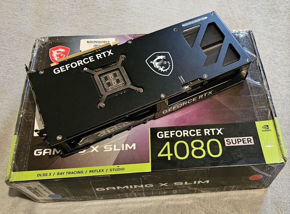 Видеокарта MSI RTX 4080 SUPER 16G GAMING X SLIM под ремонт/запчасти