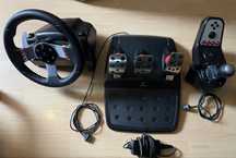 Kierownica Logitech G27 + shifter + pedaly +mod