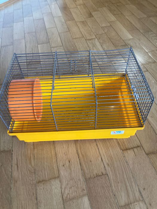 Zestaw 2 klatek na gryzonie + dodatki