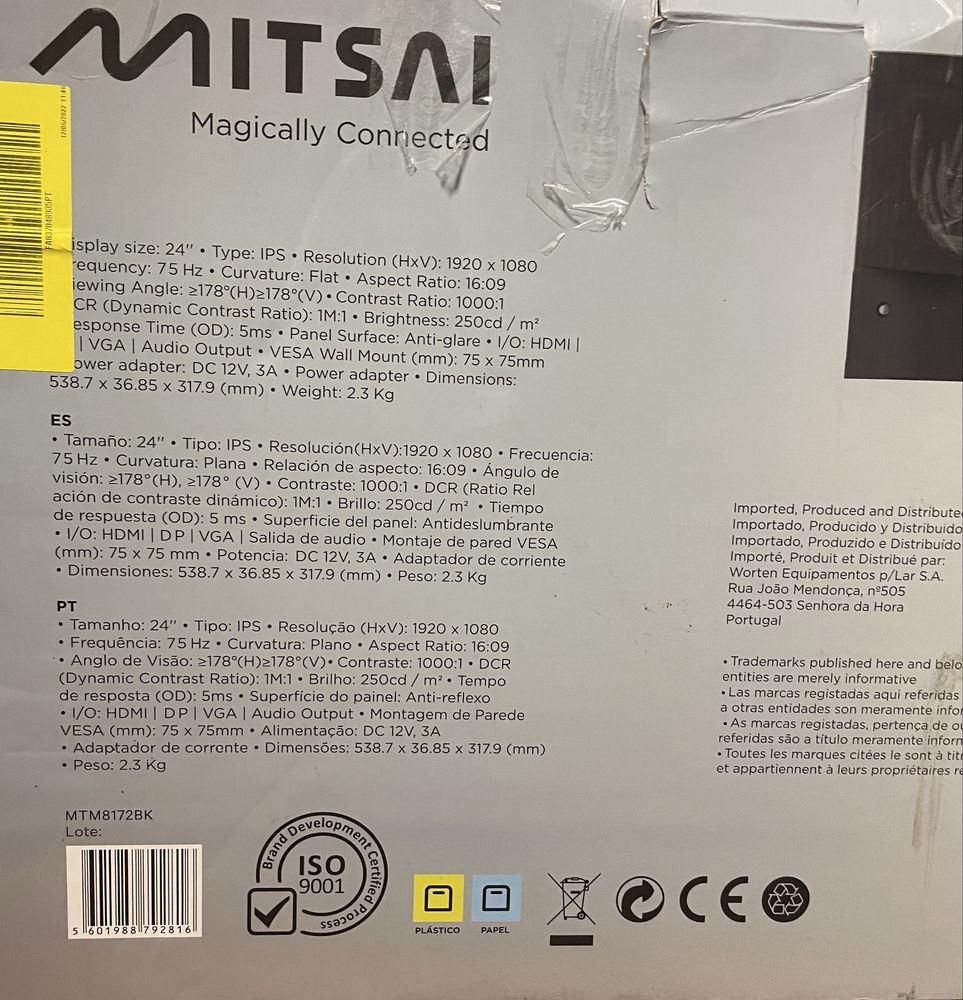 Monitor Mitsai 24”