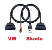 USB адаптер подключения к автомагнитоле Skoda VAG BMW KIA