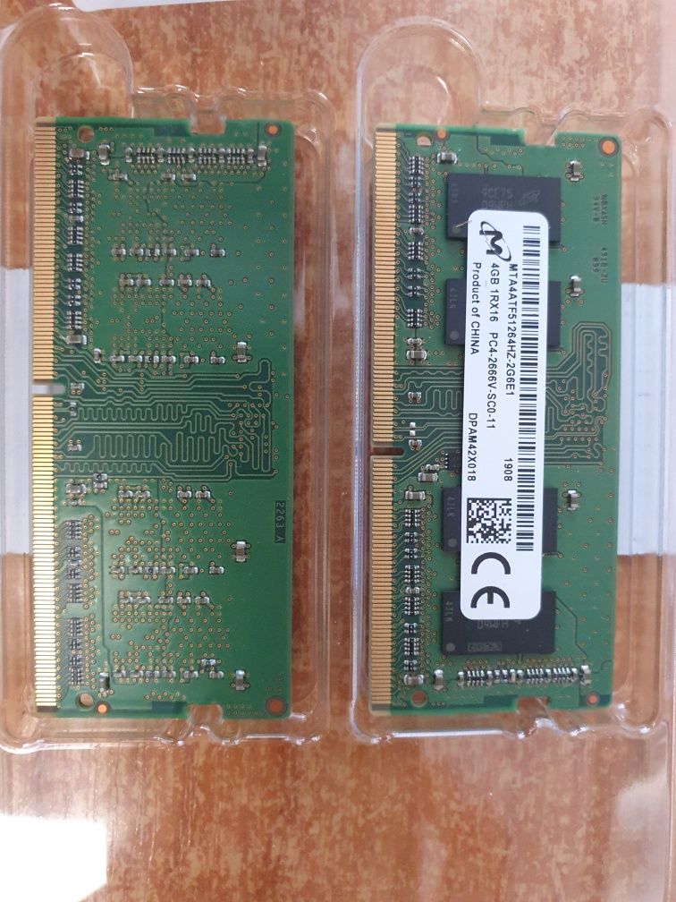 Оперативна пам'ять Micron (SO-DIMM, DDR4, 4Gb, 2666 MHz, MTA4ATF51264H