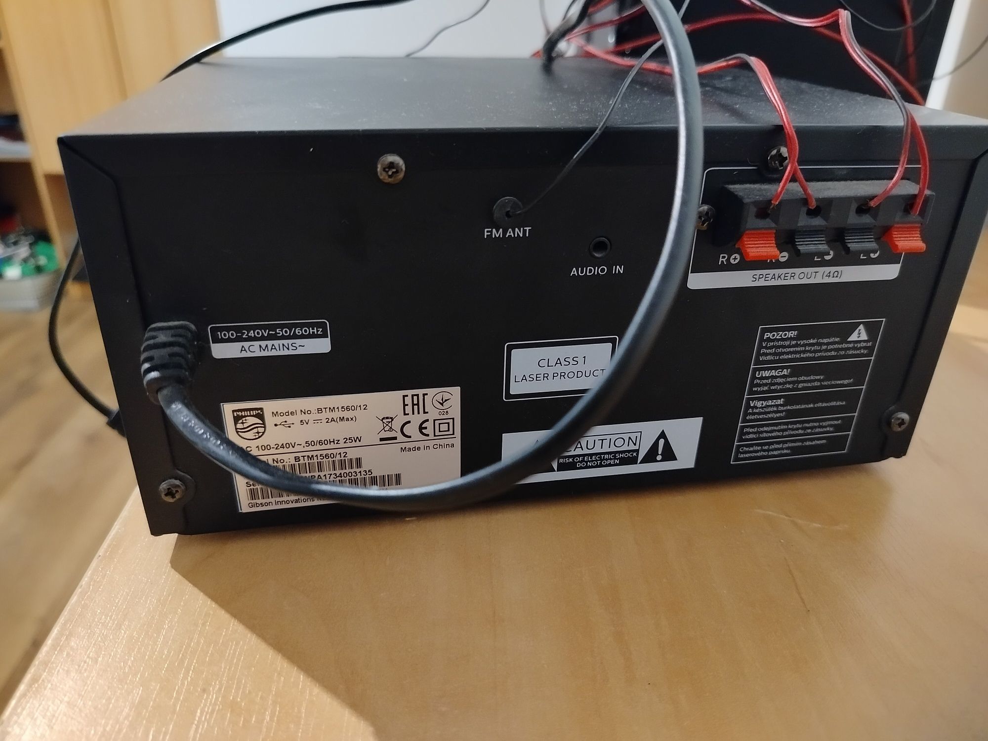 Wieża PHILIPS BTM1560/12