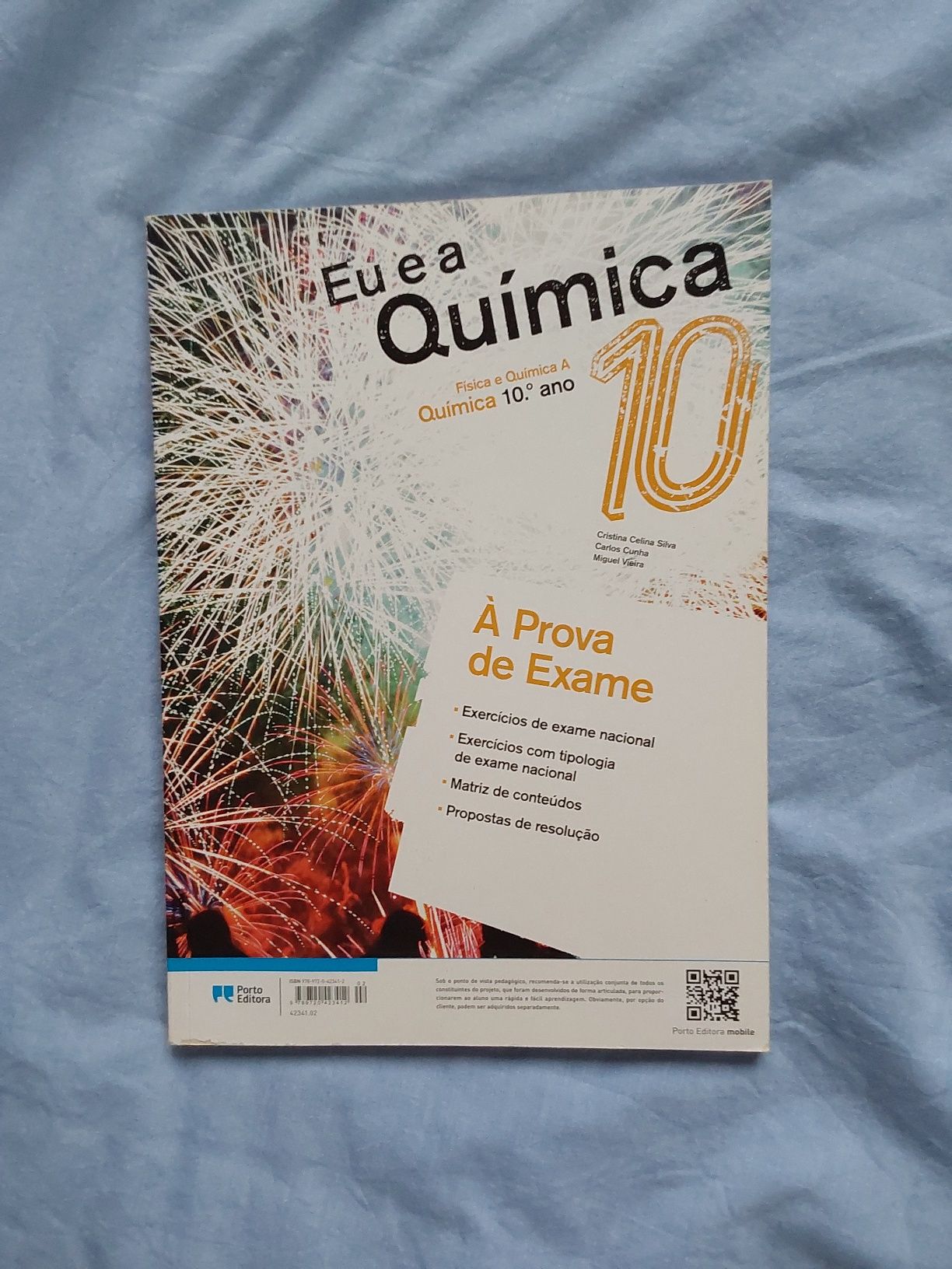 Caderno com exercícios Química novo 10° ano