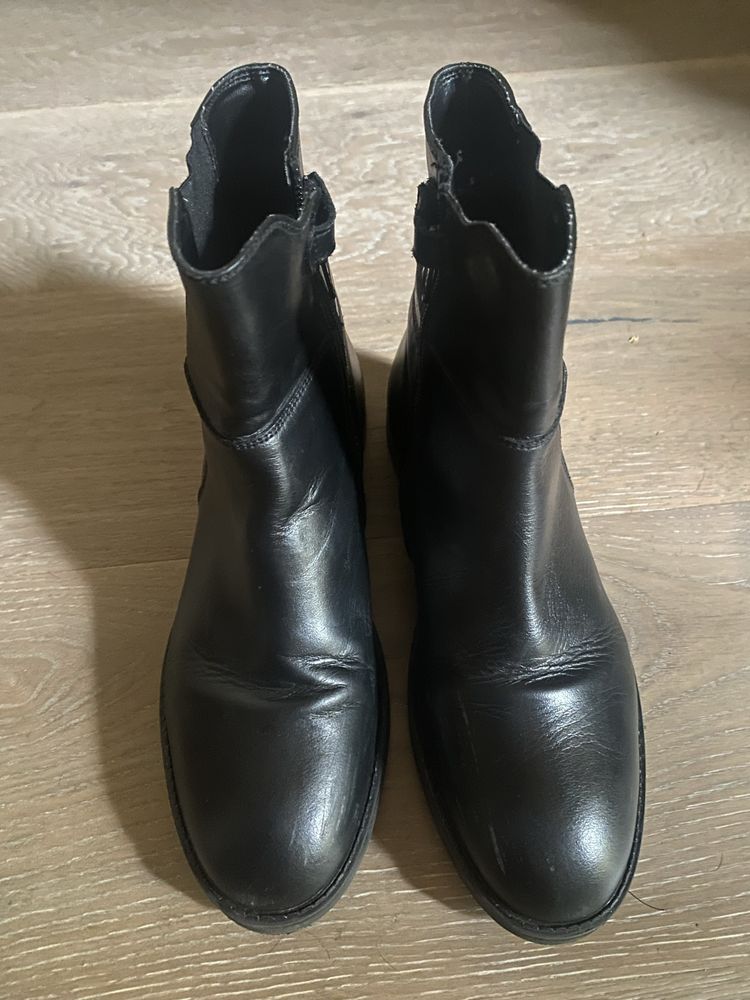 Tommy Hilfinger skórzane botki r38 super stan