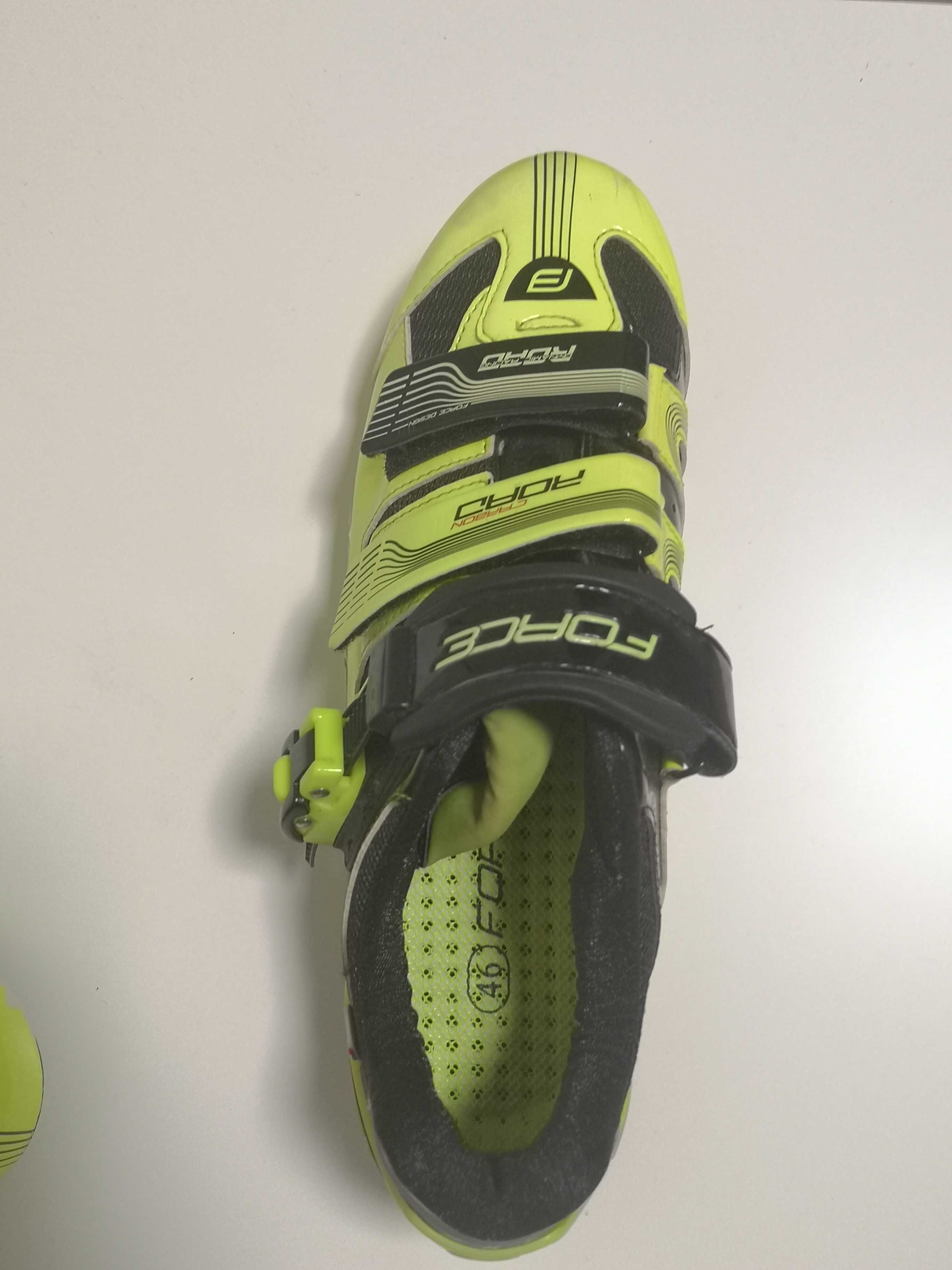 Buty szosowe Force Road CARBON rozmiar 46 SPD, LOOK