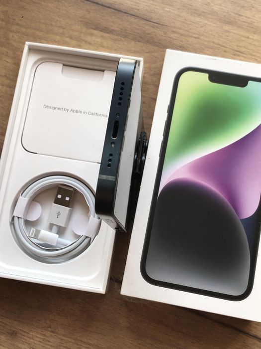 Iphone 14 128GB |Bateria 100%| zestaw! Jak nowy! Idealny
