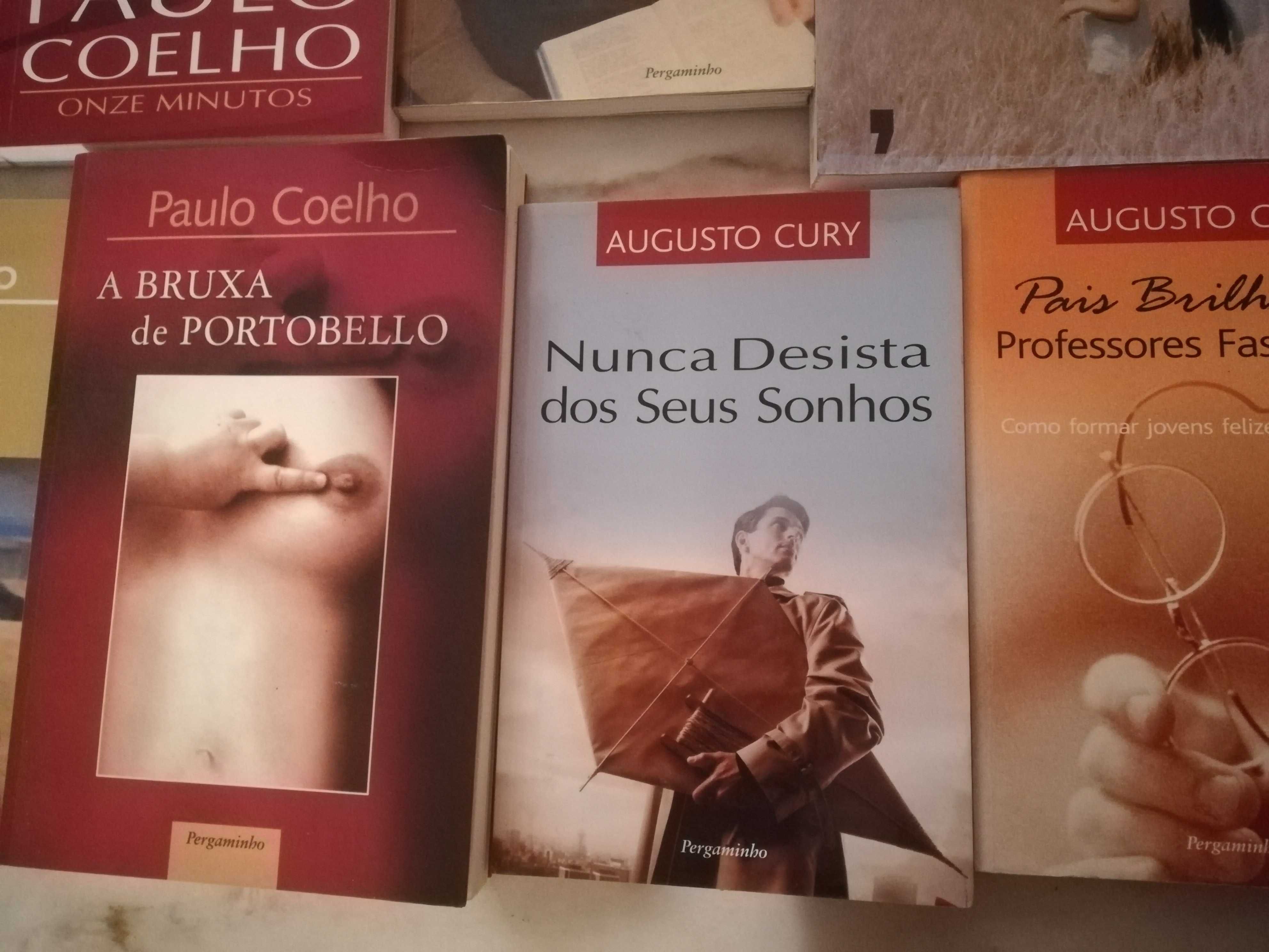 Conjunto de 12 Livros Paulo Coelho/Augusto Cury