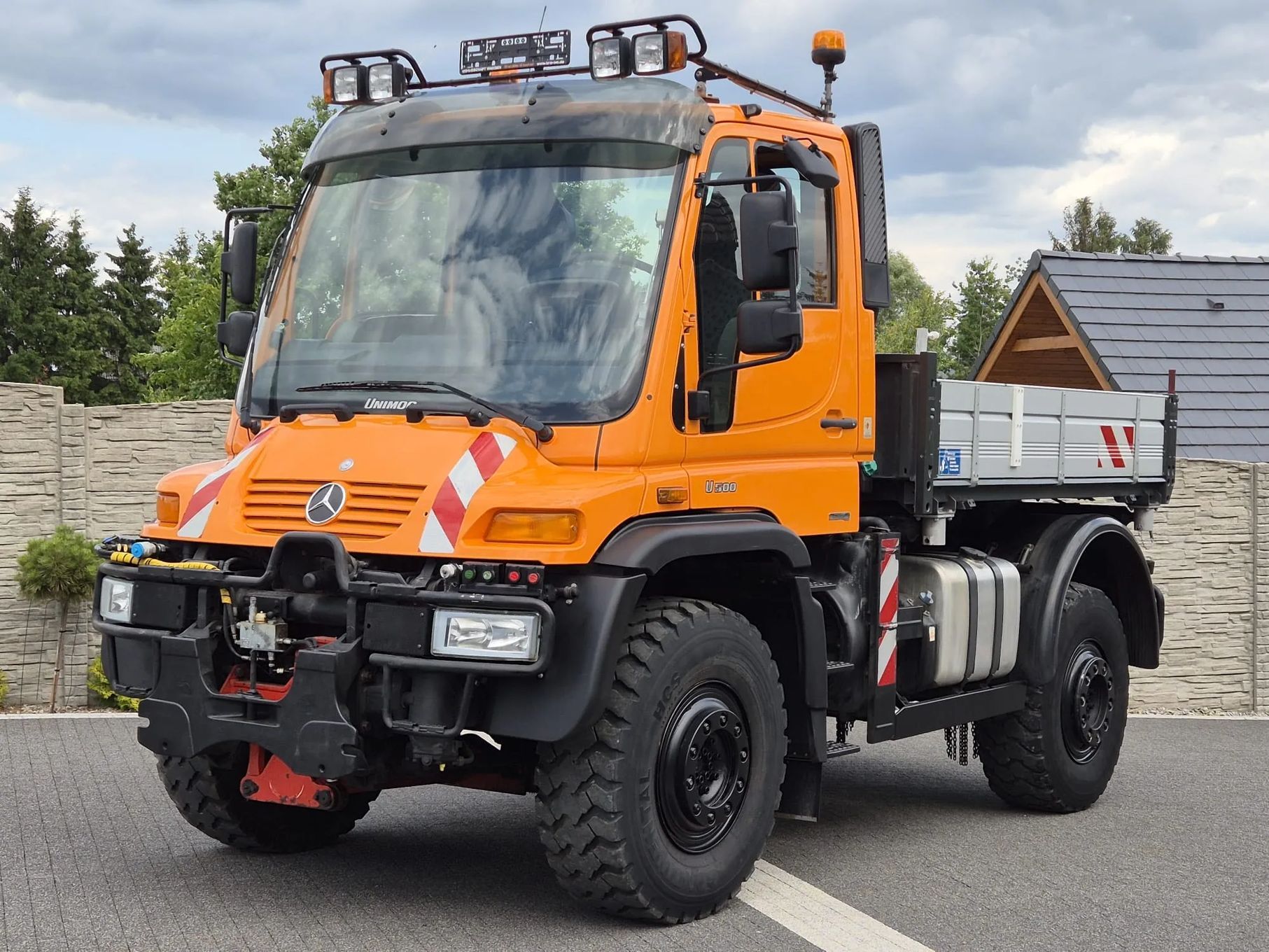 Unimog U500  285KM  4x4  6cylindrow 285KM Kiper Rotogrip Super Stan Niemcy