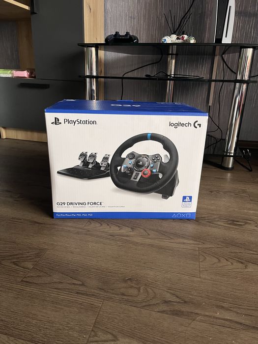 Кермо для пс5 logitech g29 + диск гран туризмо 7