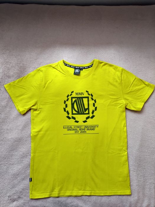 DIIL Gang laur yellow żółty T-shirt koszulka Hemp Gru HG
