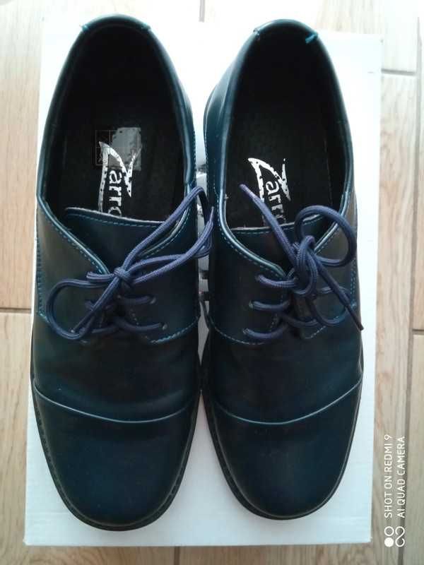 Buty komunijne wizytowe skórzane 33 zarro