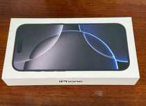 iPhone 16 Pro, Black Titanium, 256GB. Nowy