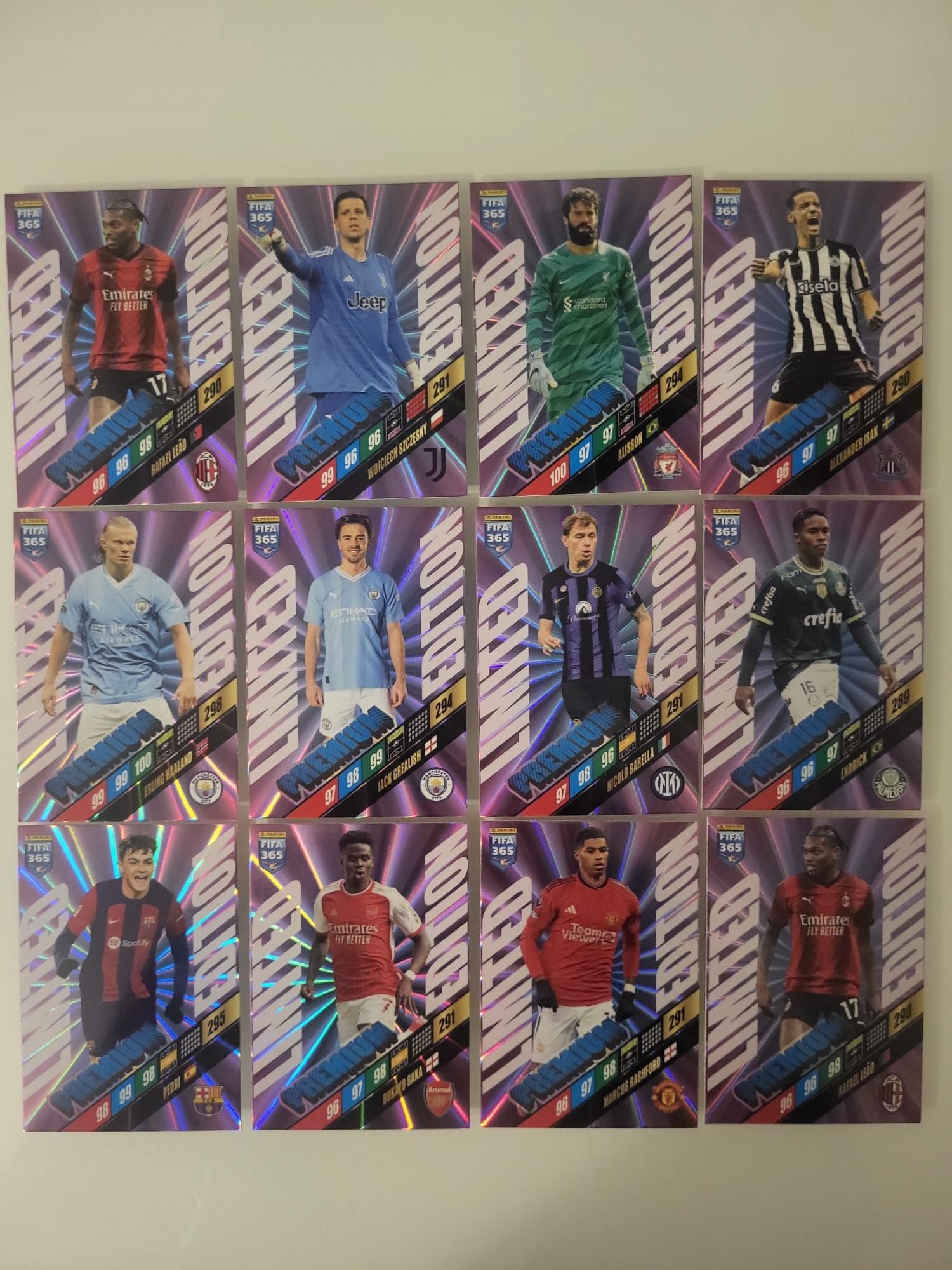 Karty 350 coins panini FIFA Limited Edition
