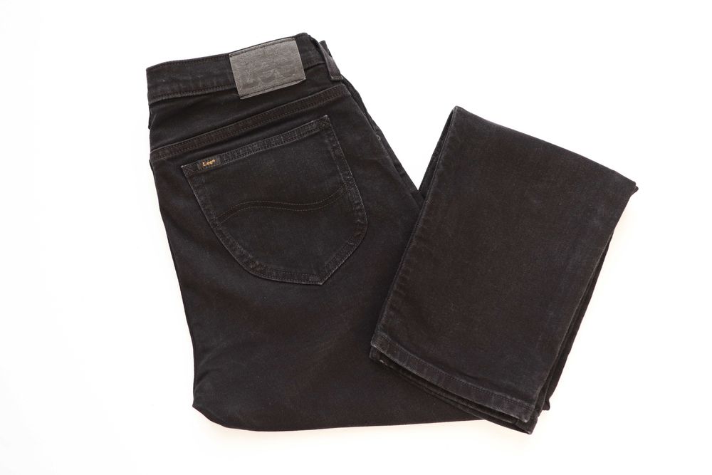 LEE RIDER W32 L32 L30 męskie spodnie jeansy slim straight jak nowe