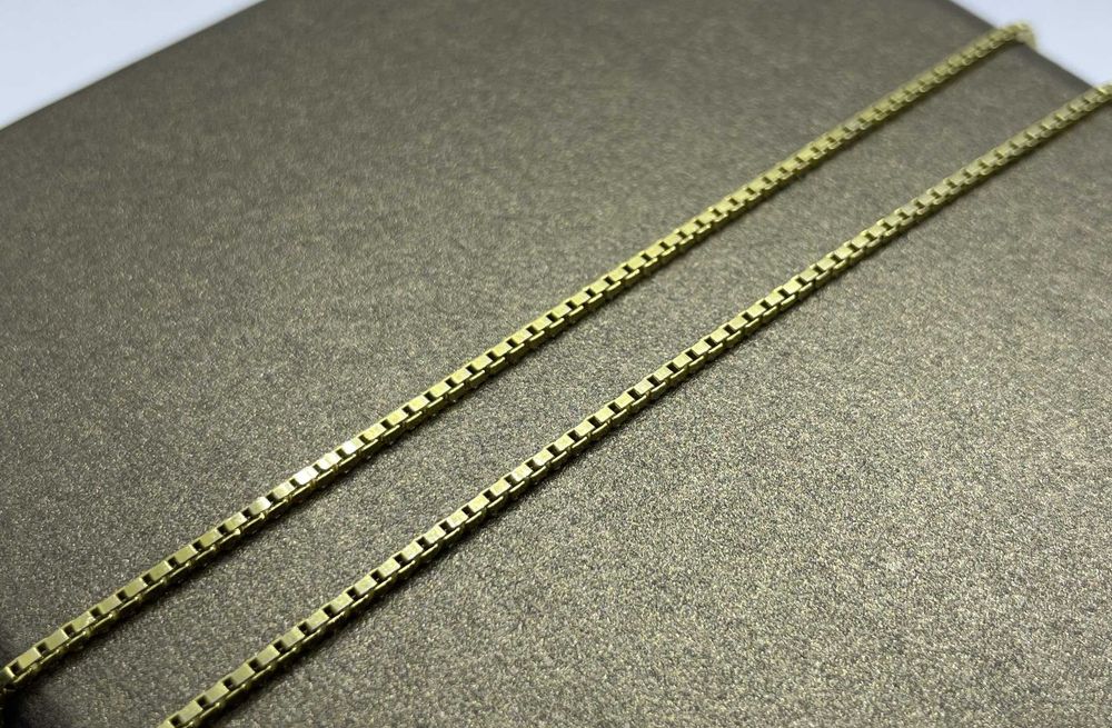 Złoty łańcuszek Kostka Wenecjana 4,21g p.585 14K dł.39cm /ST złoto
