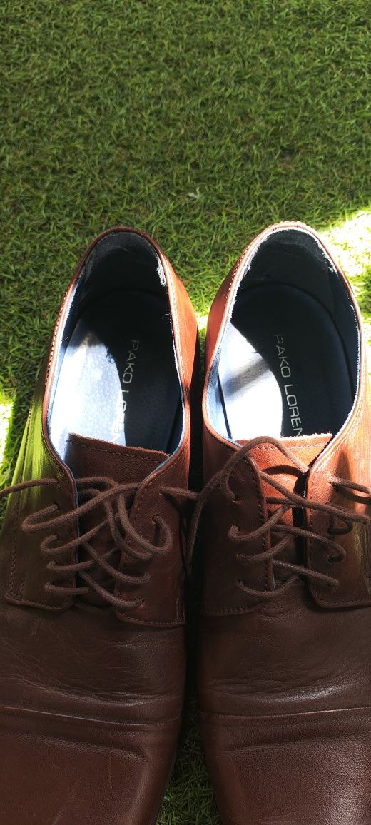 Buty męskie, lakierki/mokasyny - Paco Lorente 42, bdb.
