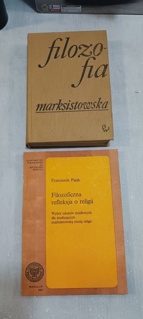 Filozofia Marksistowska dwie książki
