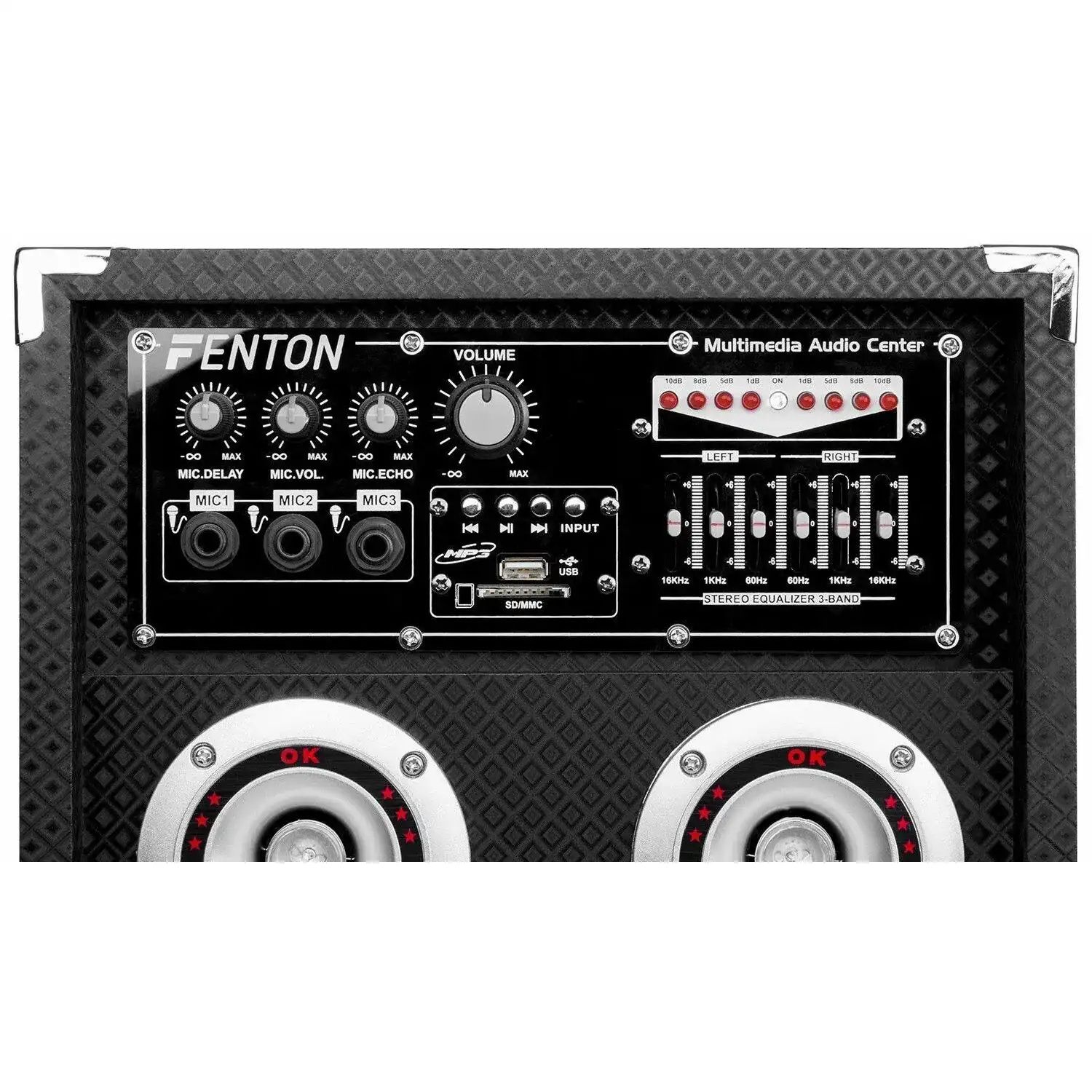 Zestaw kolumn Fenton KA-08 LED 600Watt BT/USB/SD Gwarancja !