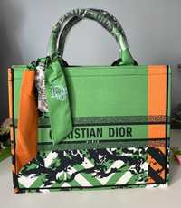 Torebka torba shopperka duża Dior Christian Dior Zielona