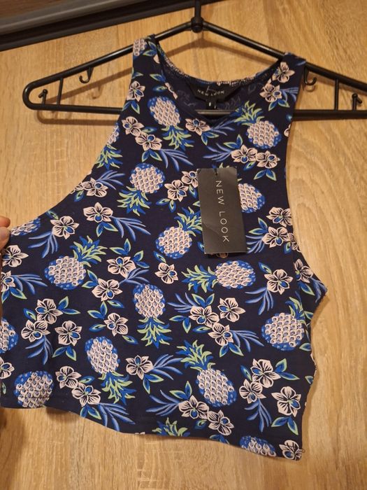 Nowy Crop top w ananasy