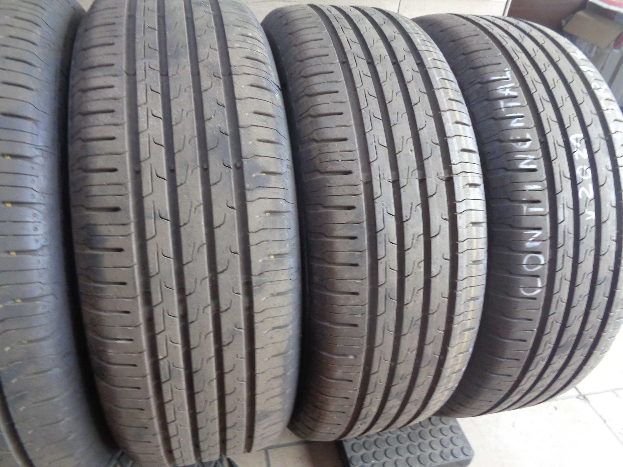 4szt. 195/55R16 CONTINENTAL EcoContact 6 - DEMO , r.2021 ,Opony Letnie