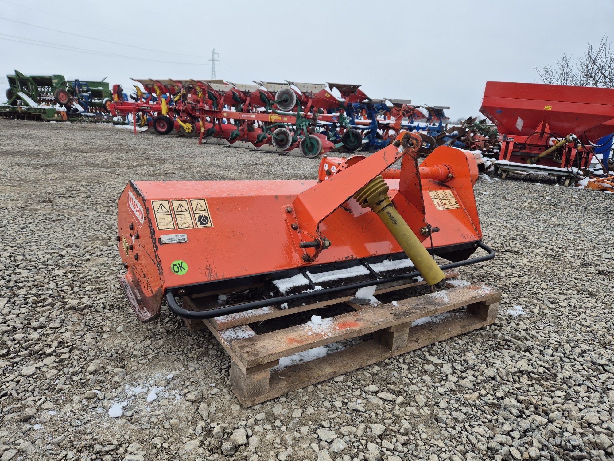 Mulczer maschio 1.6m kosiarka do trawy noże + szekle. Stark kuhn 175
