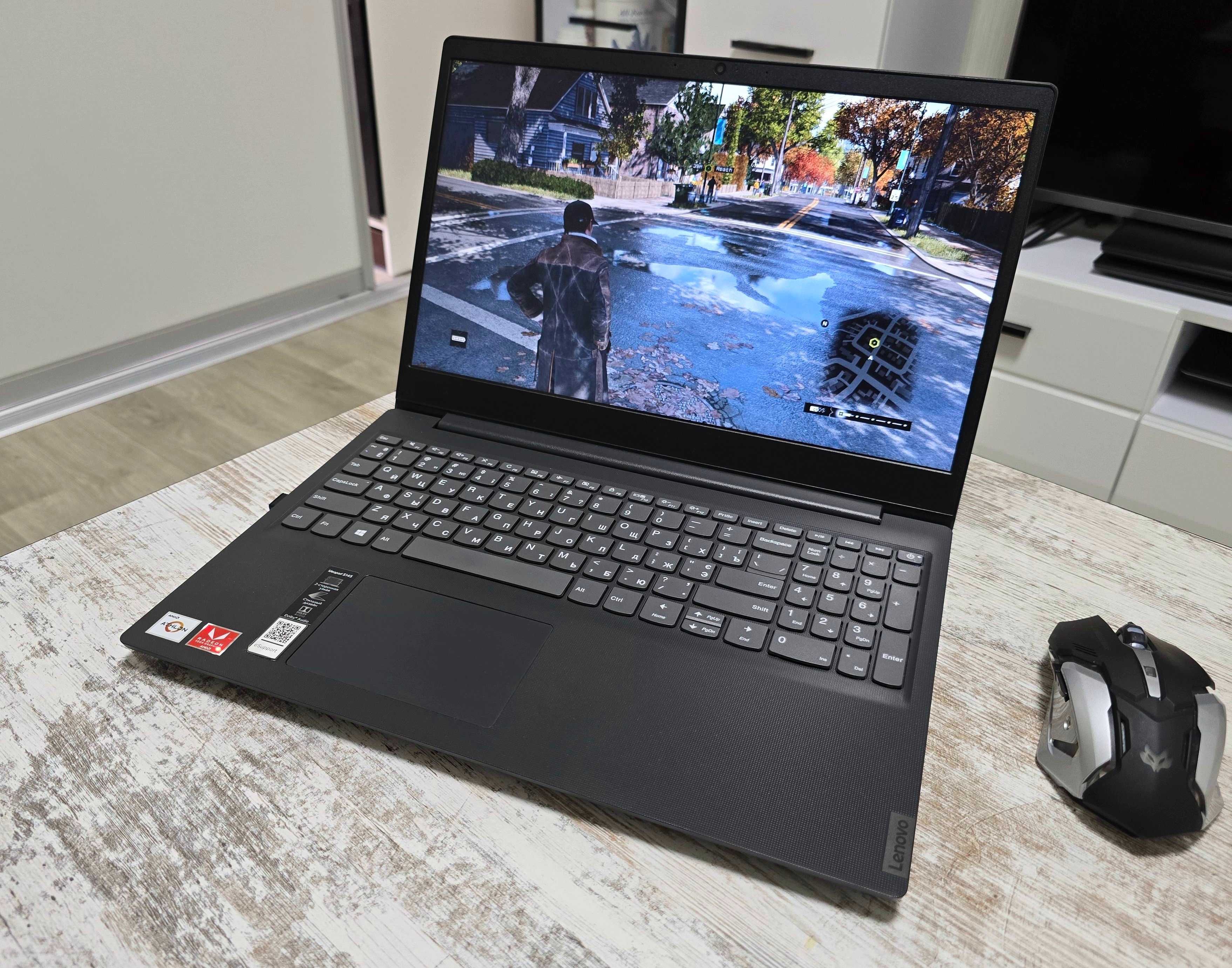 2023г. Мощный Lenovo 15.6" (Athlon Silver/8GB DDR4/Video 2GB/SSD+HDD)