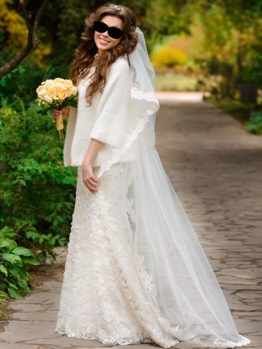 Очень красивое дизайнерское свадебное платье