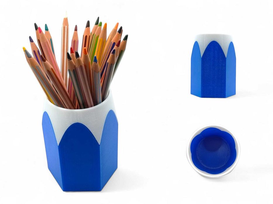 Organizer na biurko–Kredka/Przybornik na kredki,ołówki,długopisy