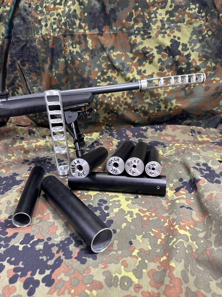 Виробництво глушників на будь-який калібр та різьбу !!!