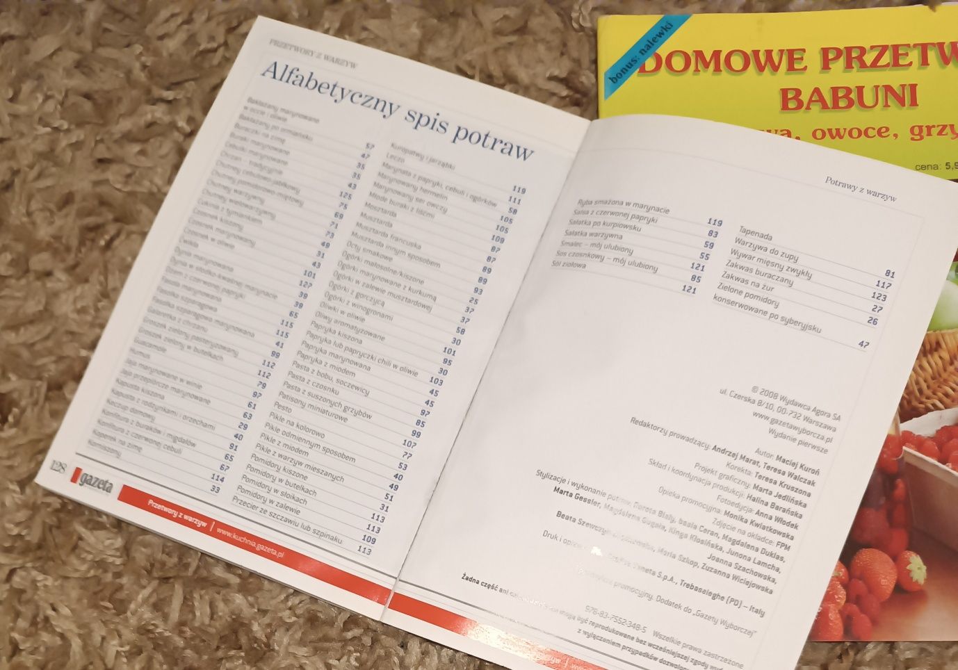 Maciej Kuroń - Przetwory z warzyw +  gratis Domowe przetwory