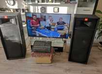 Kolumny JBL 1200w model te 225 4omowe wzmacniacz azusa MIK0043 Zamiana