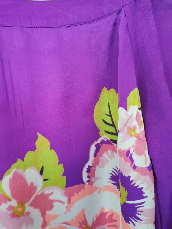 jedwabna sukienka Monsoon 40 M/L jedwab silk
