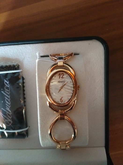 Zegarek damski Adriatica 3638.9173Q różowe złoto