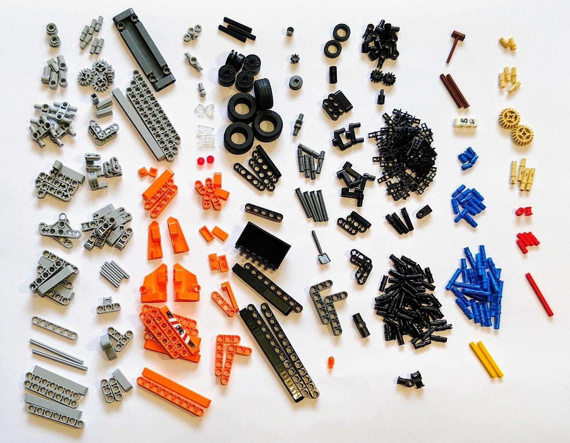 Lego Technic 42060 2w1: Wywrotka z przyczepą i koparką / Piaskarka