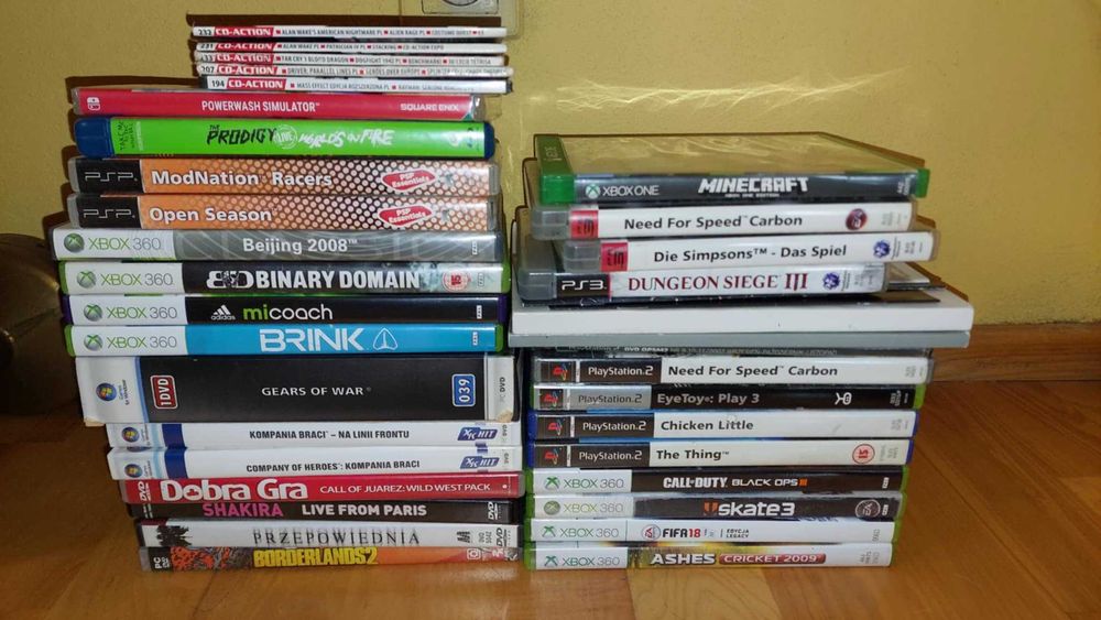 gry PS2 xbox 360 PC PS3 DVD