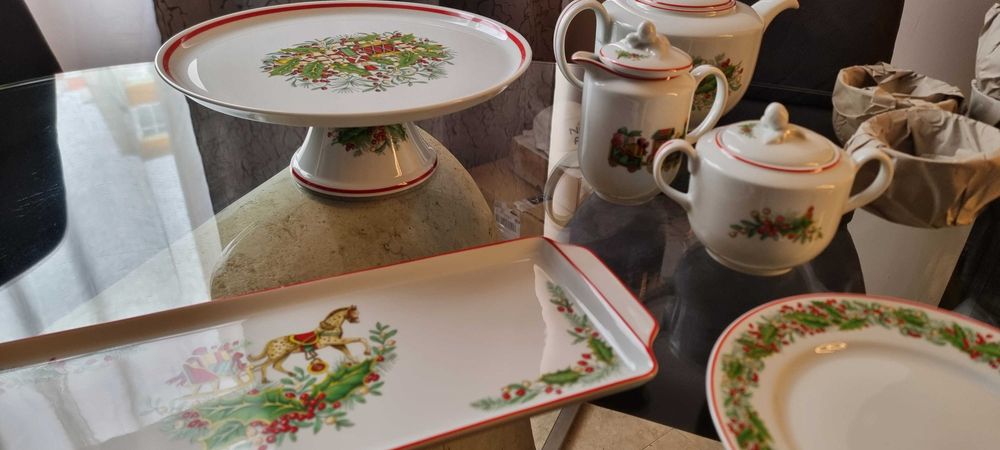 Conjunto loiça VISTA ALEGRE (cristmas magic 45 peças novas) porcelana