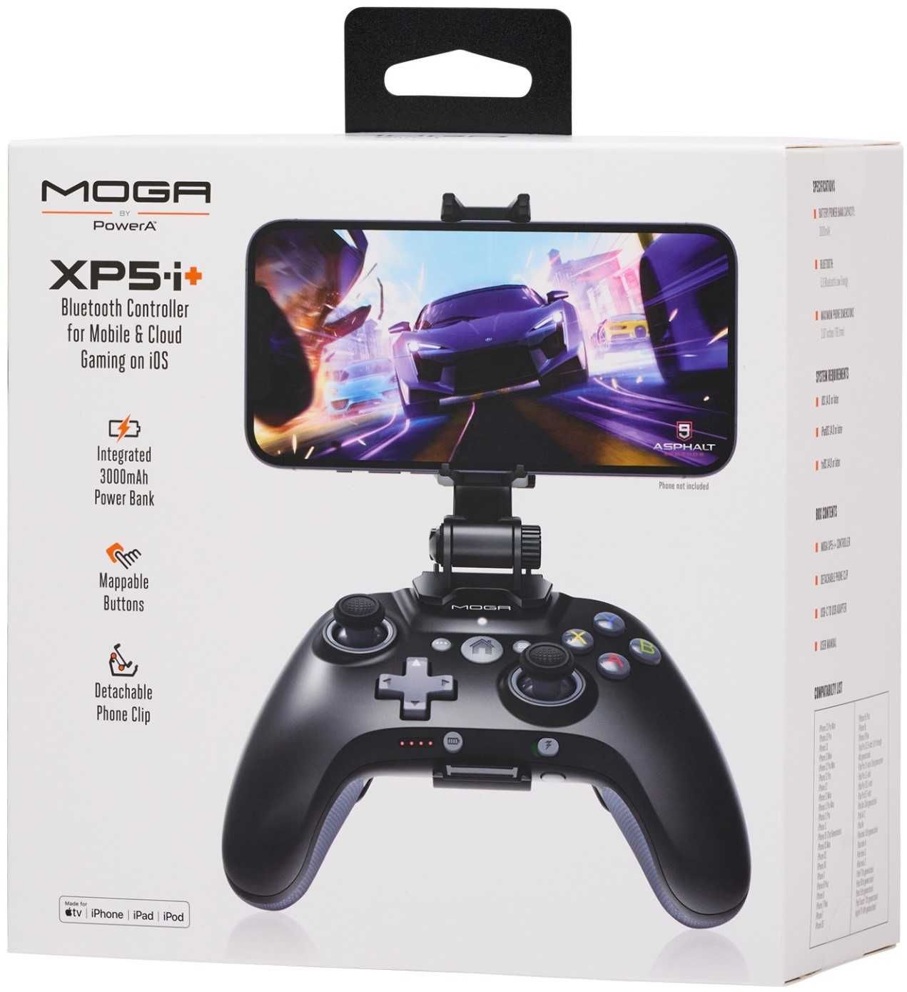 PowerA MOGA XP5-i PLUS Pad bluetooth z uchwytem do telefonu XBOX iOS