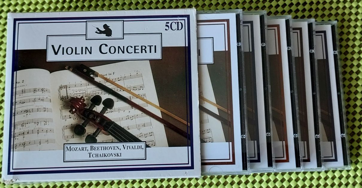 250 CD- Violin Concerti - zestaw 5 CD