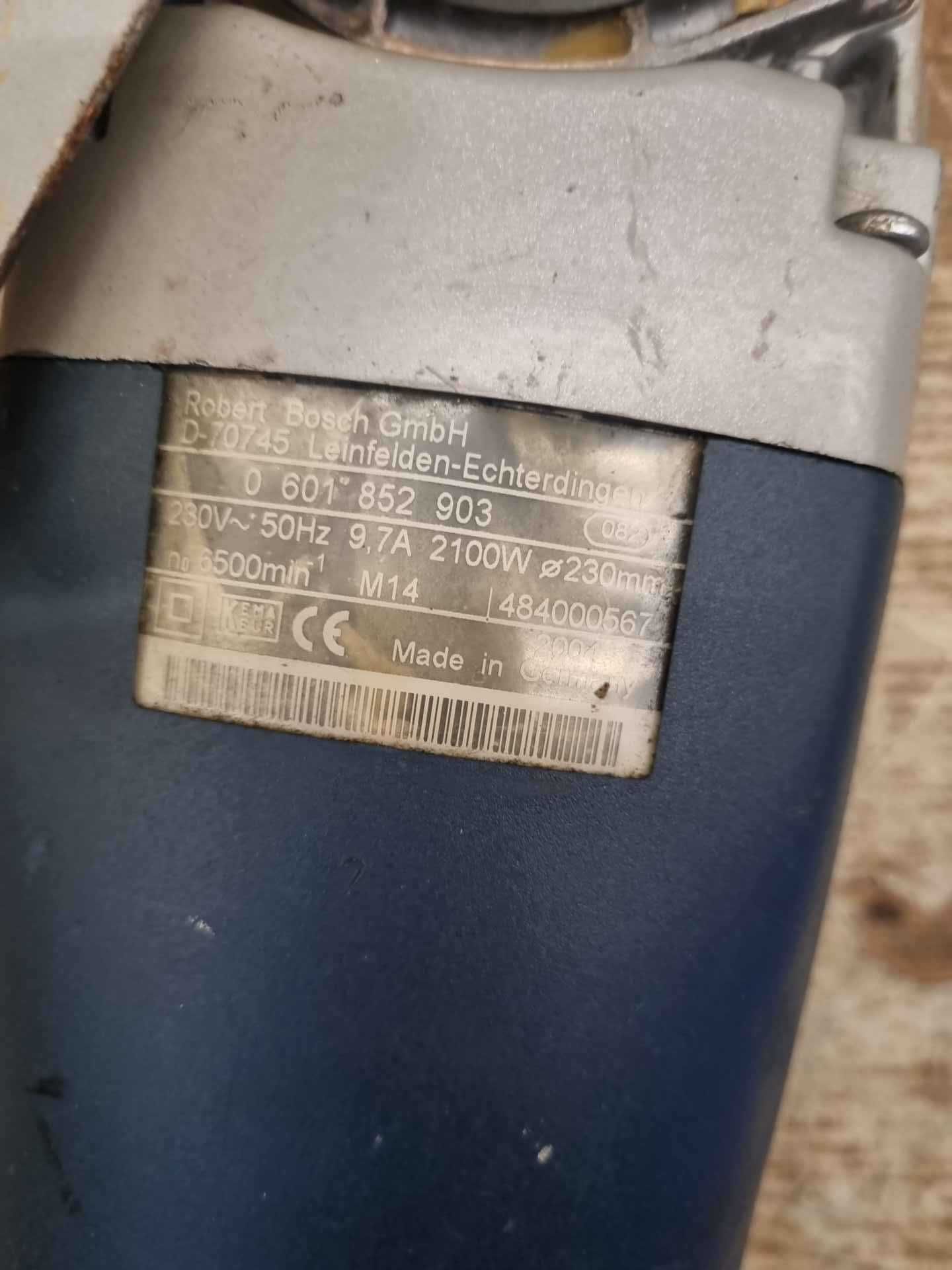 Szlifierka kątowa BOSCH Germany 2100W 230mm - SUPER STAN