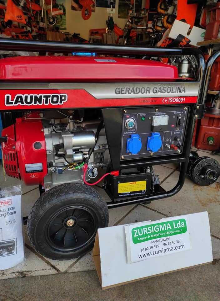 GERADOR LAUNTOP Gasolina LT 9000 CLEW 9 KVA