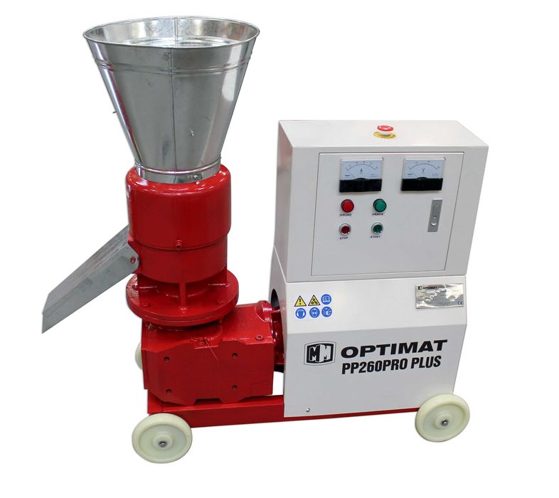 Przemysłowa peleciarka granulator 7,5kw 250kg/h powystawowa 2024