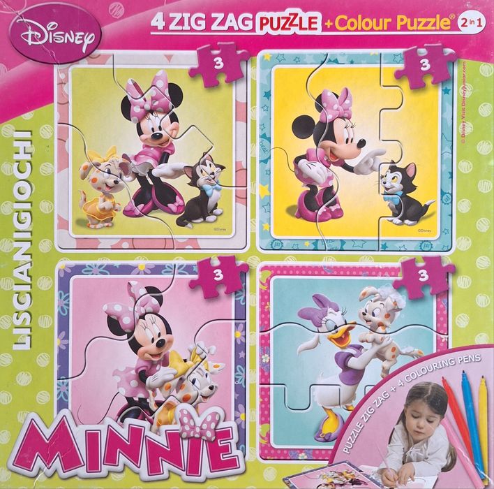 Puzzle Minie dla najmłodszych