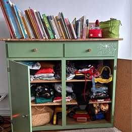 Gabinete Verde Vintage