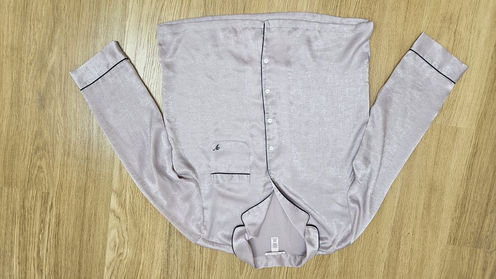 Satynowa długa piżama Victoria's Secret 36 38