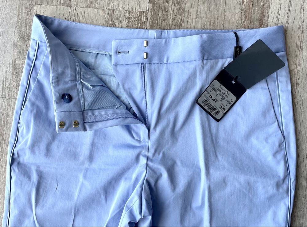 Calças azuis - novo com etiqueta (Massimo Dutti, tamanho 40)